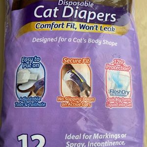 Cat diapers (disposable)